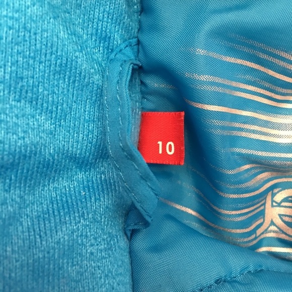 Spyder Kids Blue Hoodie Jacket Full Zip Size 10 - Picture 7 of 8